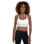 NURU SACRED WHITE SPORTS BRA - Glow By Hellen