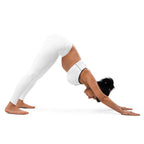 NURU SACRED WHITE SPORTS BRA - Glow By Hellen