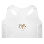 NURU SACRED WHITE SPORTS BRA - Glow By Hellen