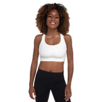NURU SACRED WHITE SPORTS BRA - Glow By Hellen