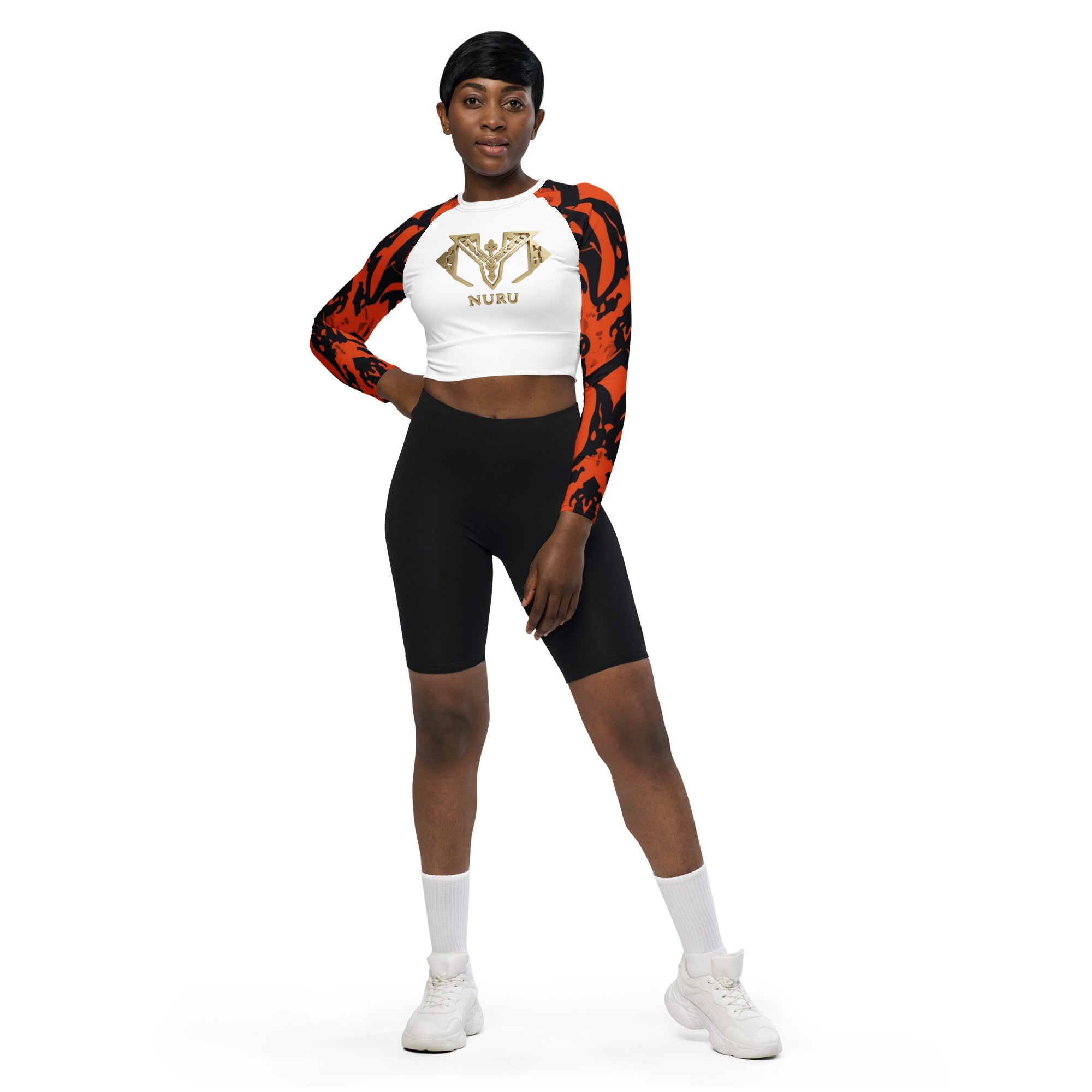 NURU SHUKA LONG SLEEVE CROP TOP Secondary image