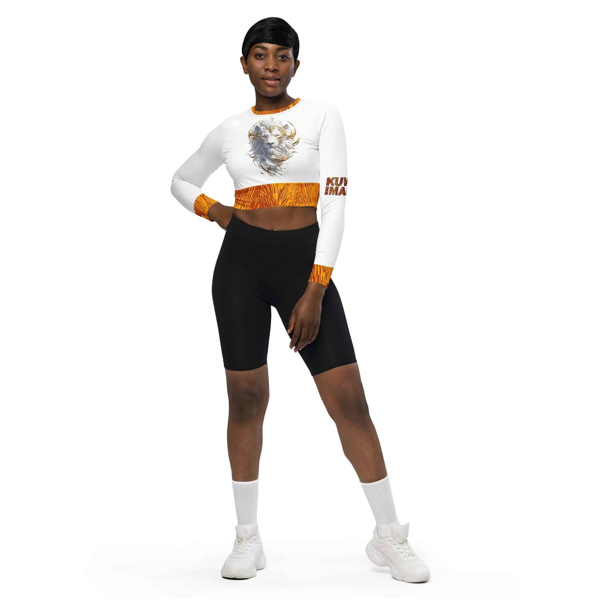 KUWA IMARA SAVANNA-LUXE CROP TOP