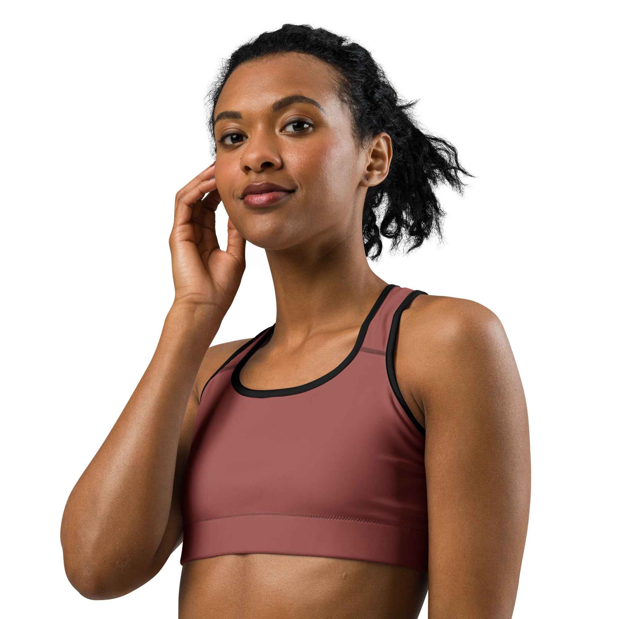 NURU TERRACOTTA SPORTS BRA