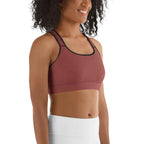 NURU TERRACOTTA SPORTS BRA