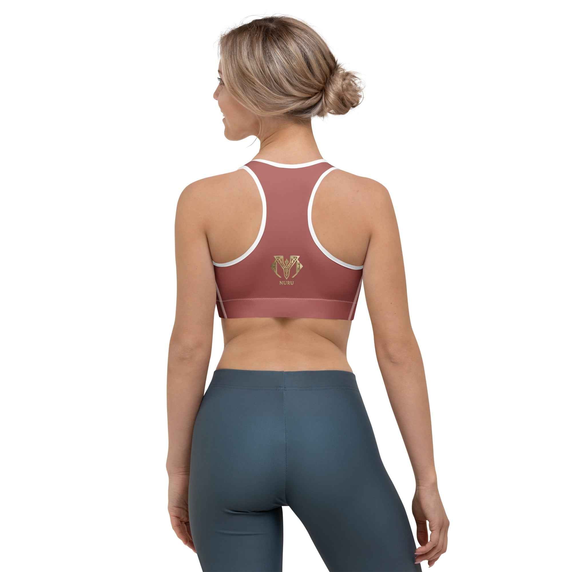 NURU TERRACOTTA SPORTS BRA