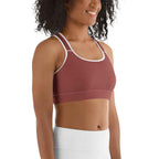 NURU TERRACOTTA SPORTS BRA