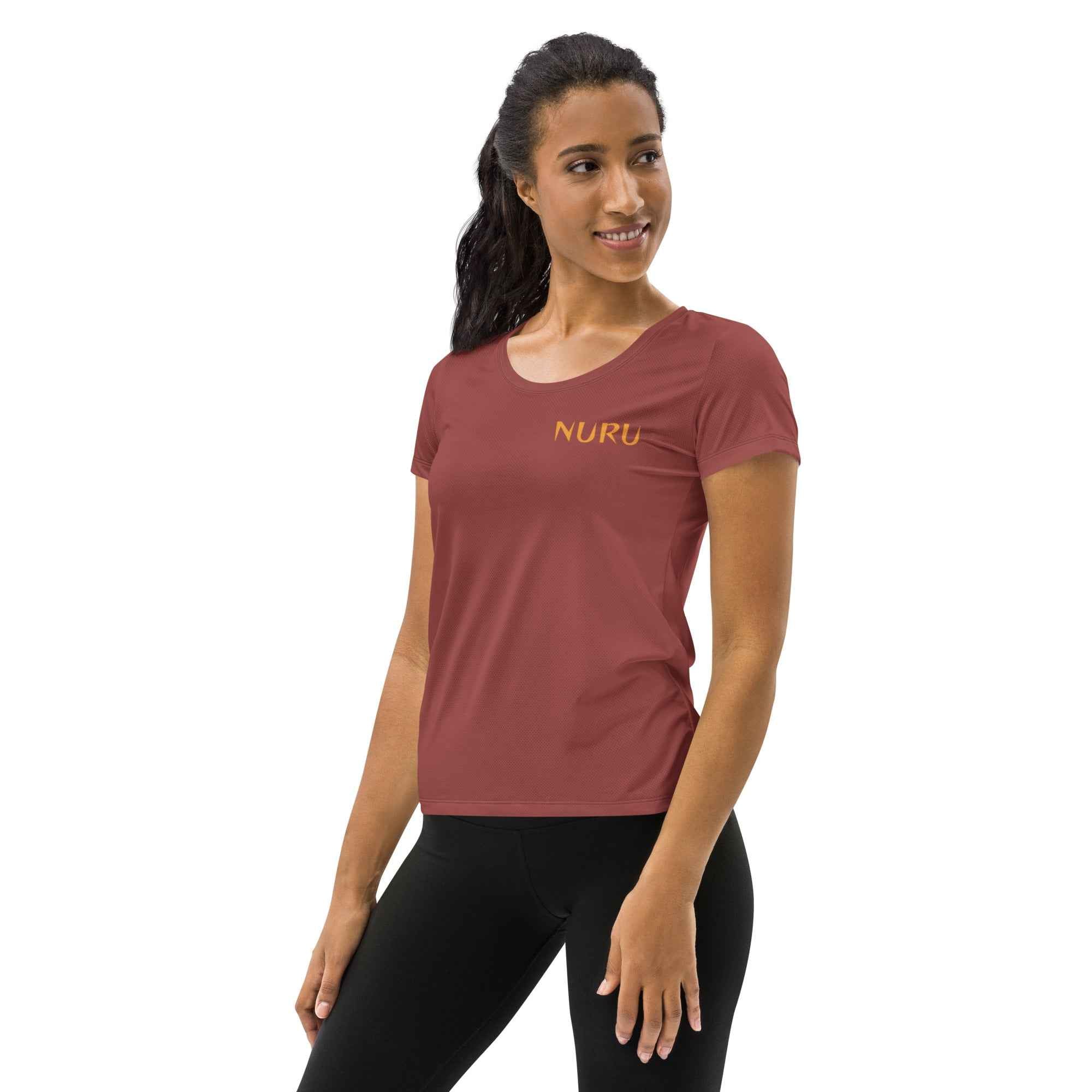 NURU TERRACOTTA SPORTS MESH T-SHIRT