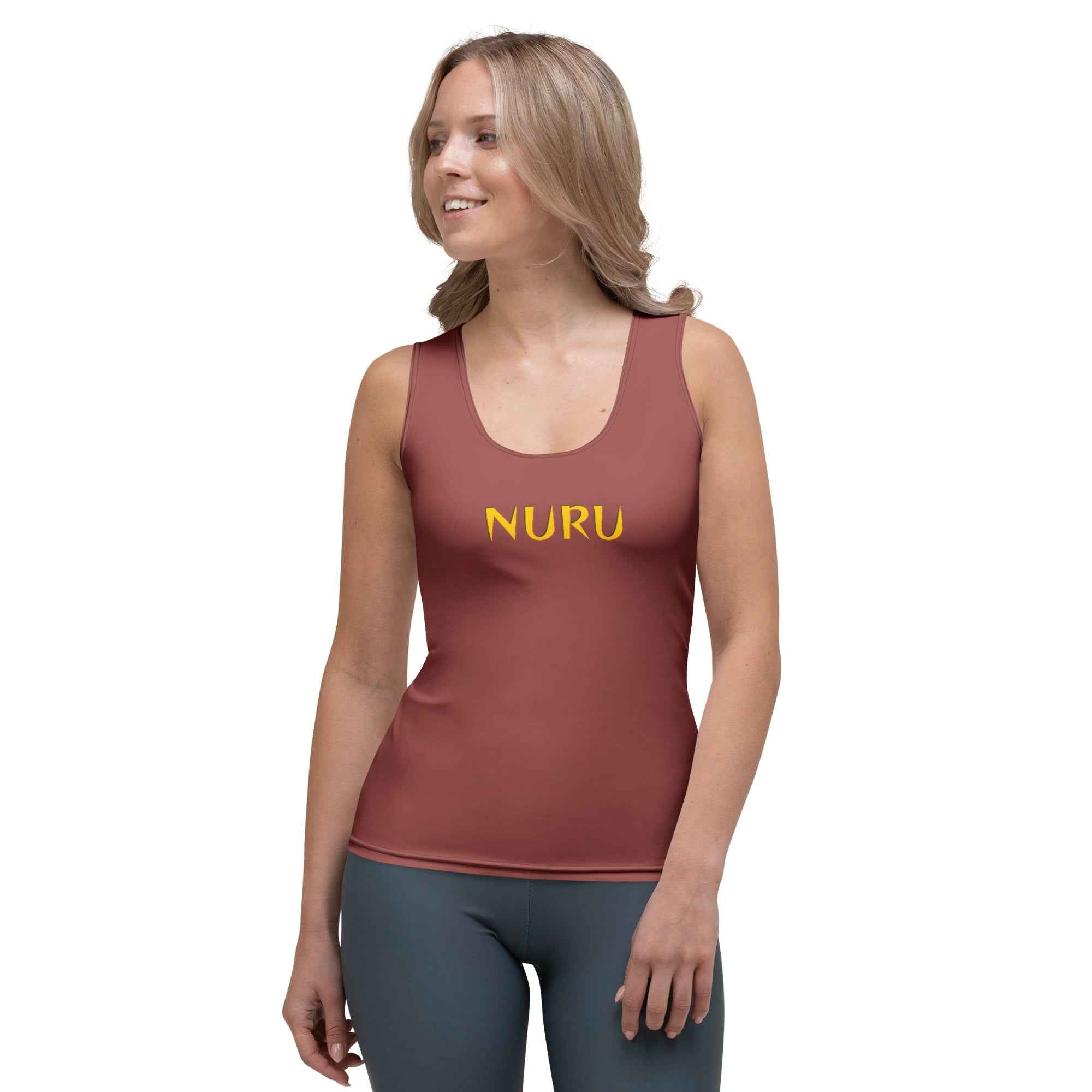 NURU TERRACOTTA BODY-HUGGING TANK TOP Main image