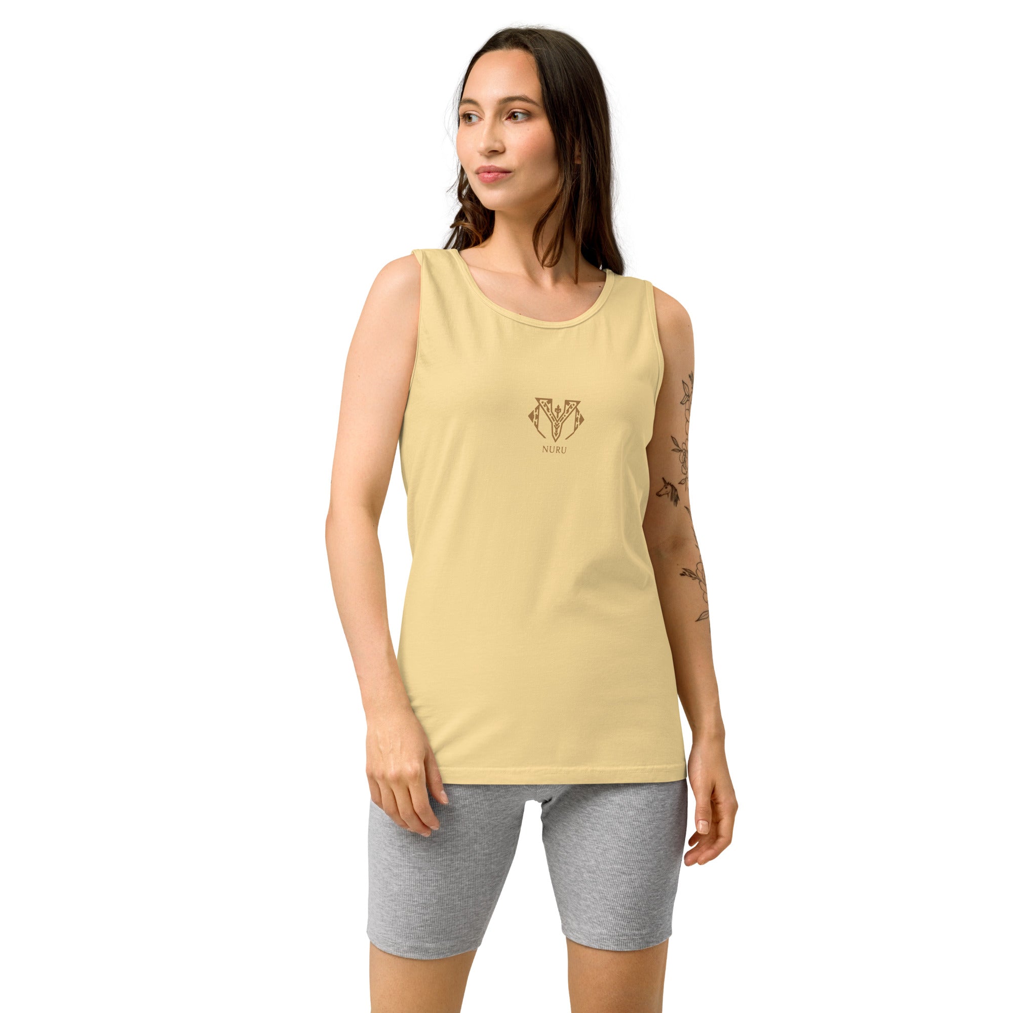 NURU SACRED GARMENT-DYED TANK TOP - Glow By Hellen