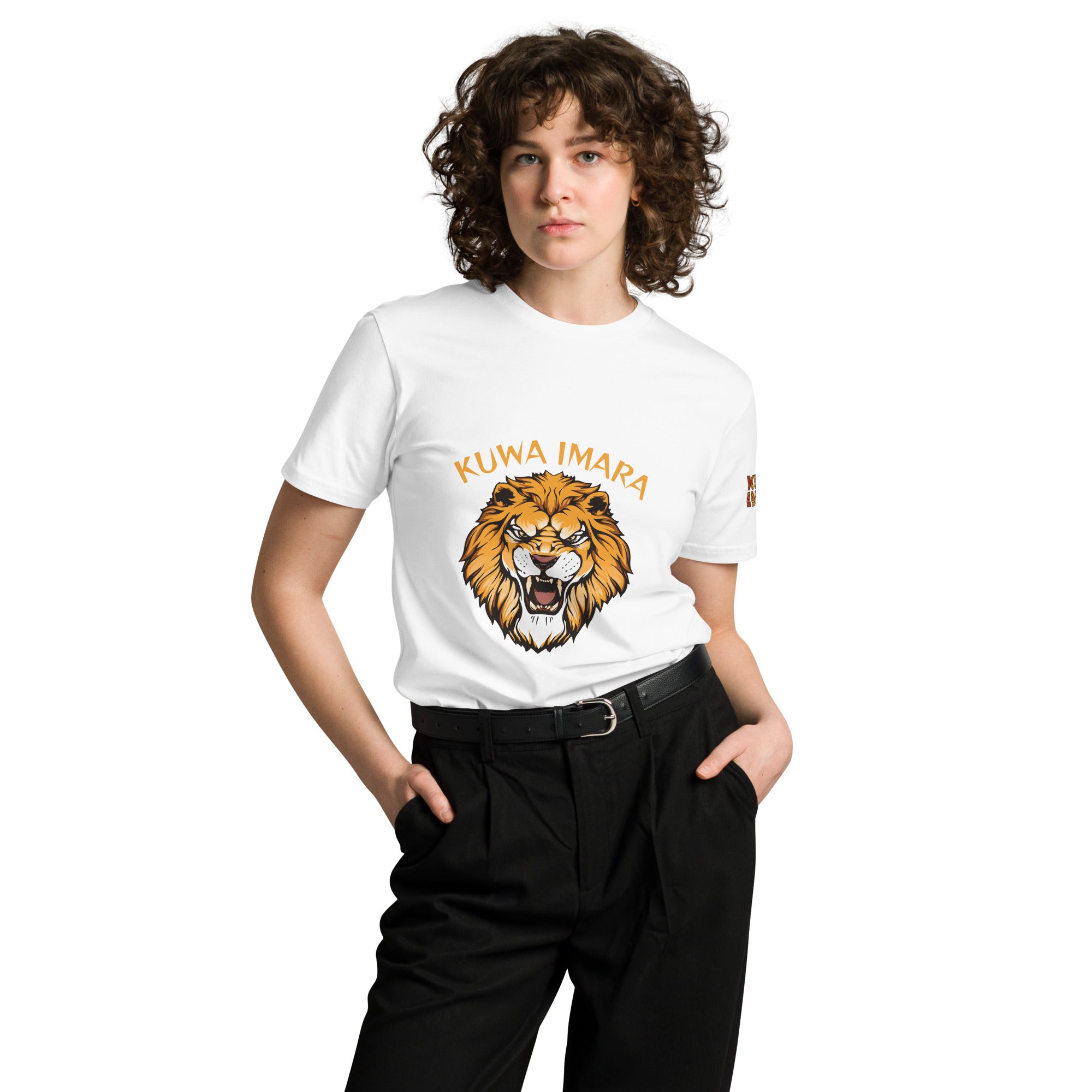 KUWA IMARA LION SOUL PREMIUM TEE - Glow By Hellen Main image