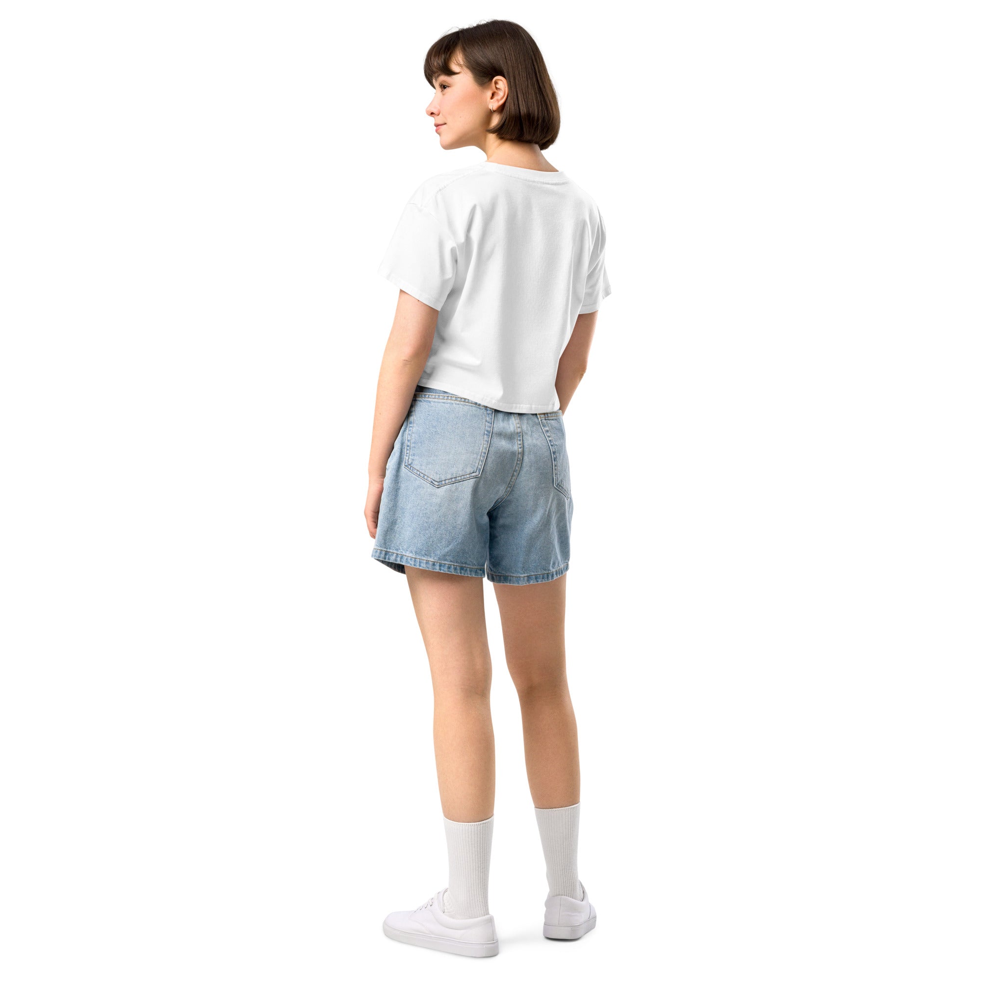 ROSE RITUAL COTTON CROP TOP - Glow By Hellen