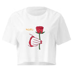 ROSE RITUAL COTTON CROP TOP - Glow By Hellen