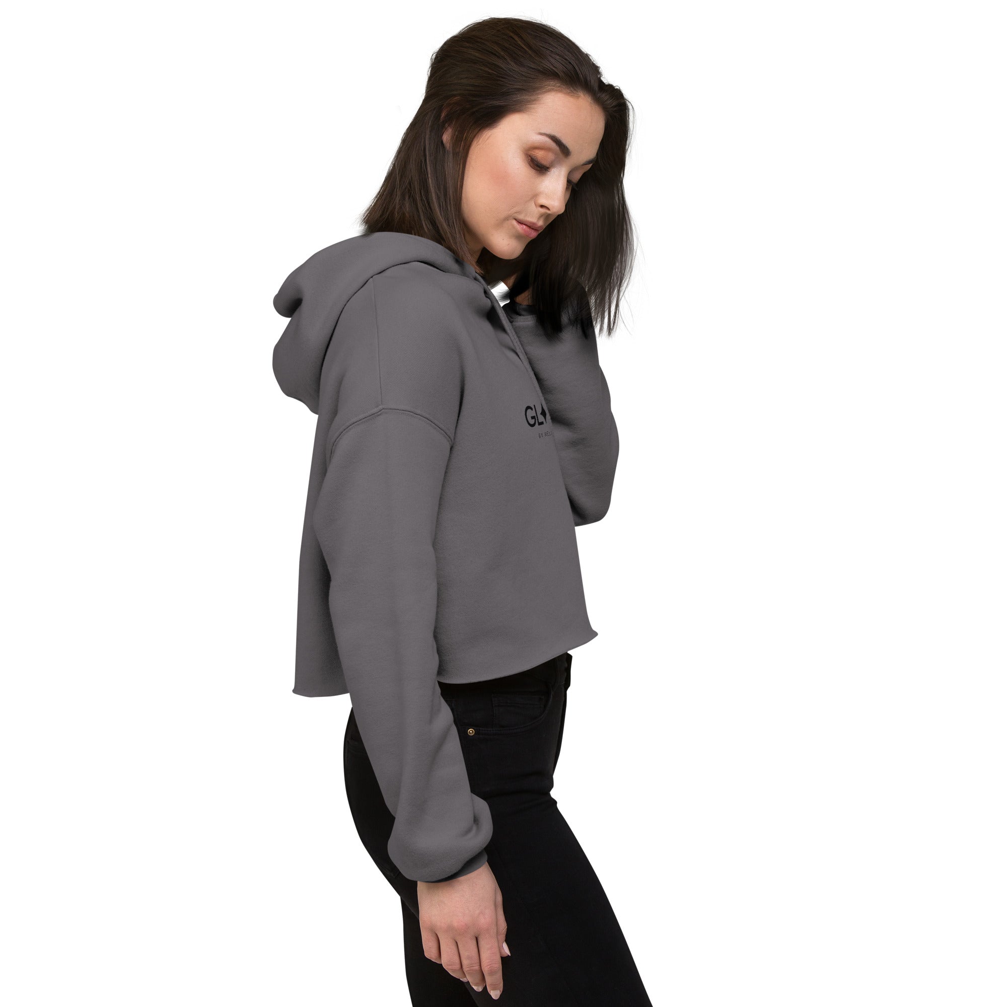 GLOW SIGNATURE CROP HOODIE Secondary image